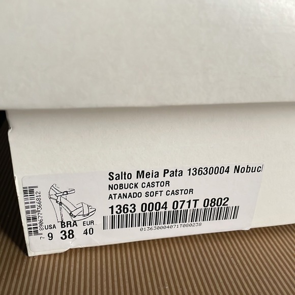 Schutz Salto Meia Pata Castor USA 9 NWT - Picture 5 of 6